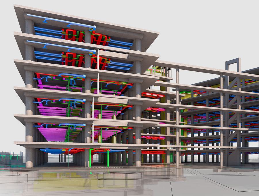 BIM digital construction model